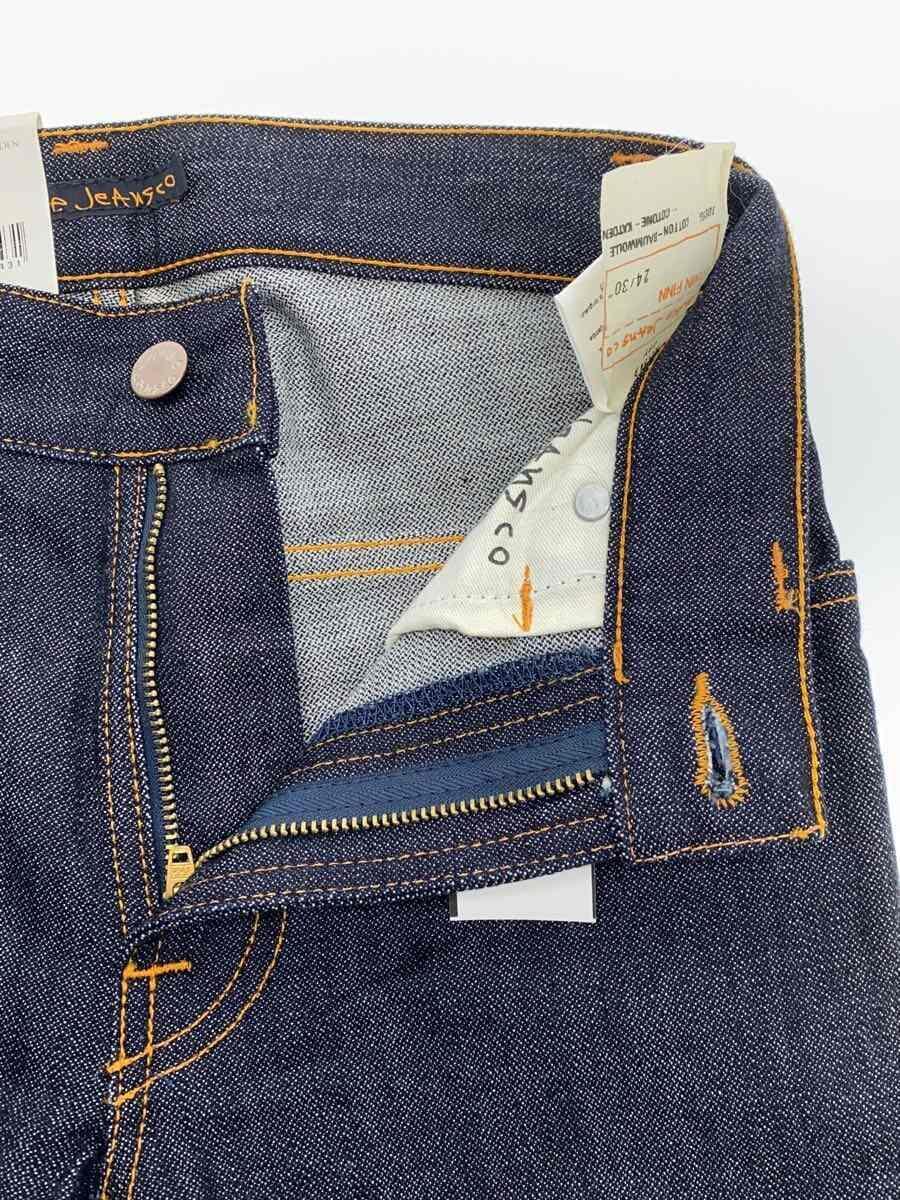 NUDIE JEANS◆スキニーパンツ/24/コットン/IDG/無地_画像3