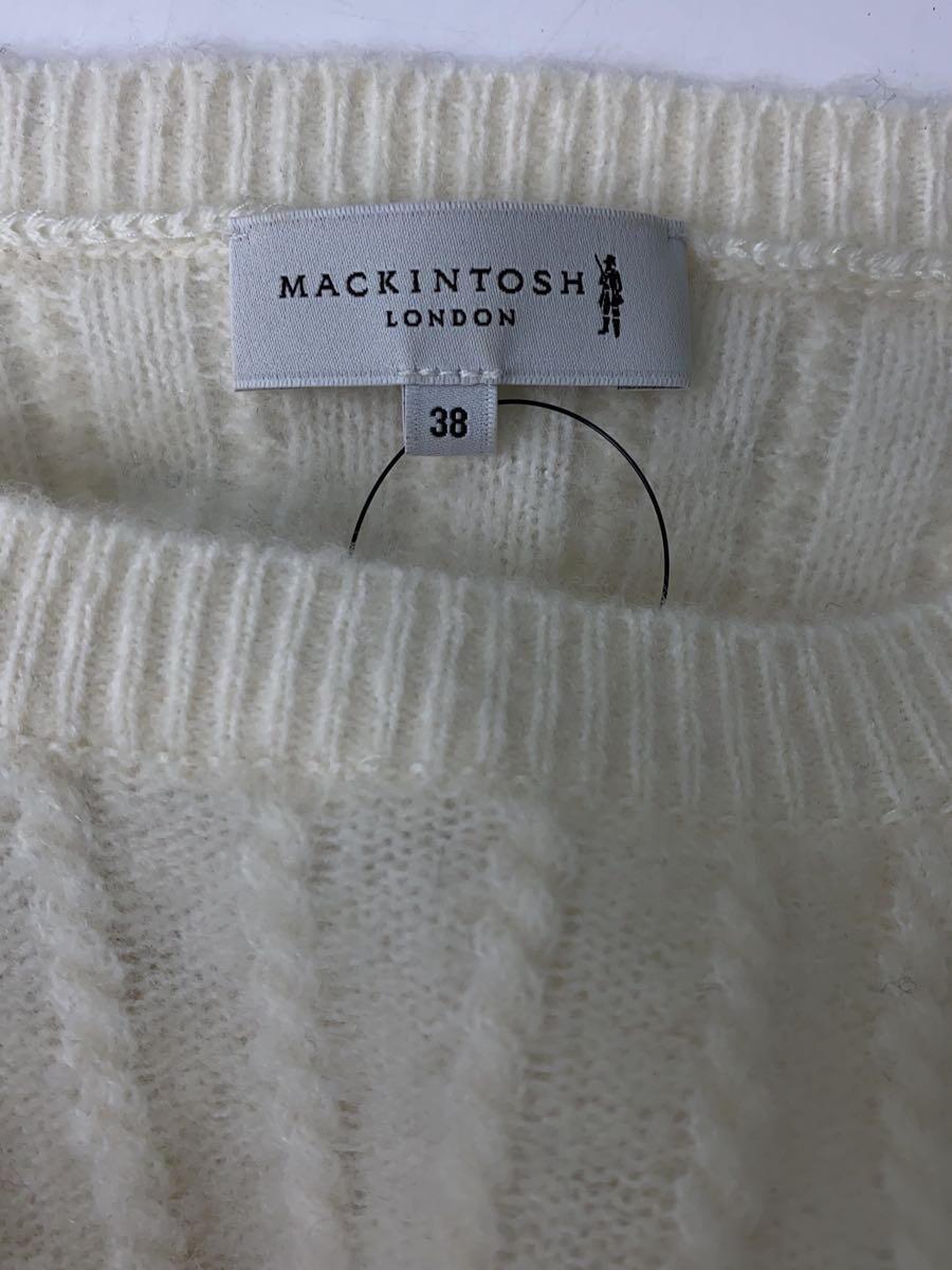 MACKINTOSH LONDON◆セーター(厚手)/38/ナイロン/WHT_画像3