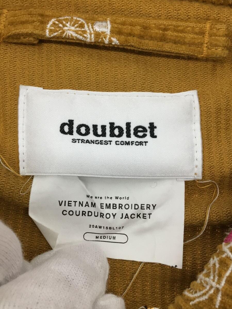 doublet◆ジャケット/M/コットン/キャメル/総柄/20AW/VIETNAM EMBROIDERY COURDUROY JA_画像3