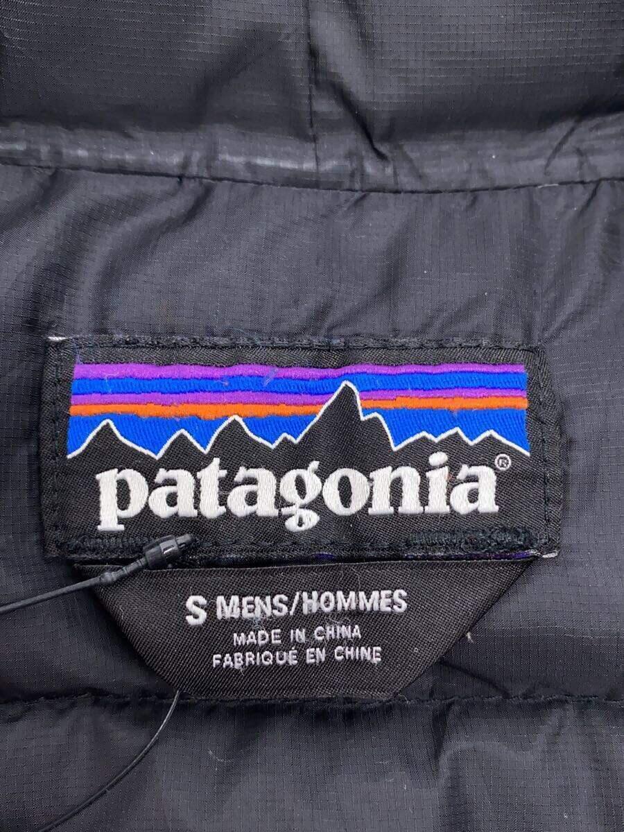 patagonia◆ダウンジャケット/S/ポリエステル/BLK/28386FA14_画像3