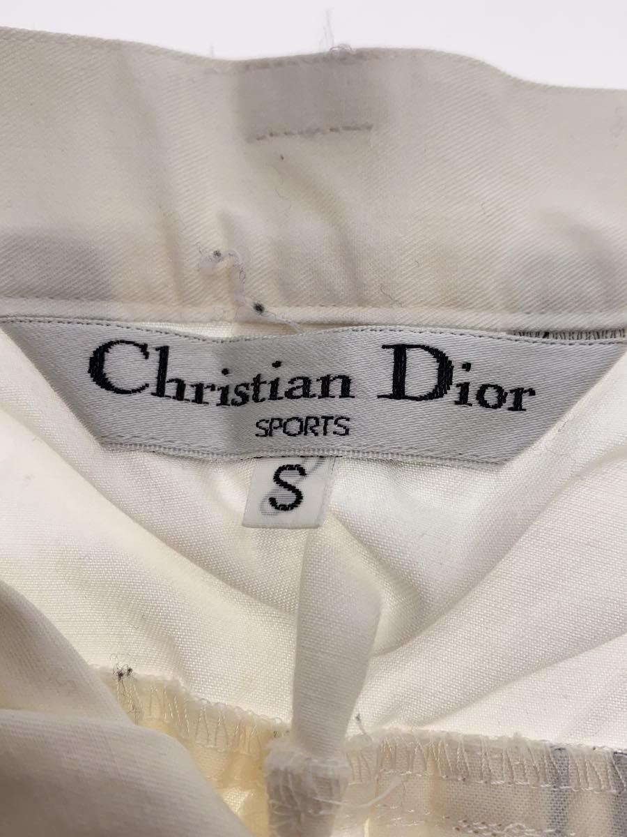 Christian Dior SPORTS◆ショートパンツ/M/コットン/WHT/無地/K2125_画像4