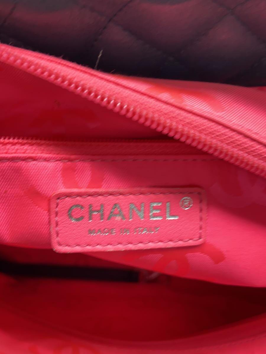CHANEL◇トートバッグ_カンボンライン_カーフスキン_BLK/牛革 CHANEL◇トートバッグ_カンボンライン_カーフスキン_BLK/牛革