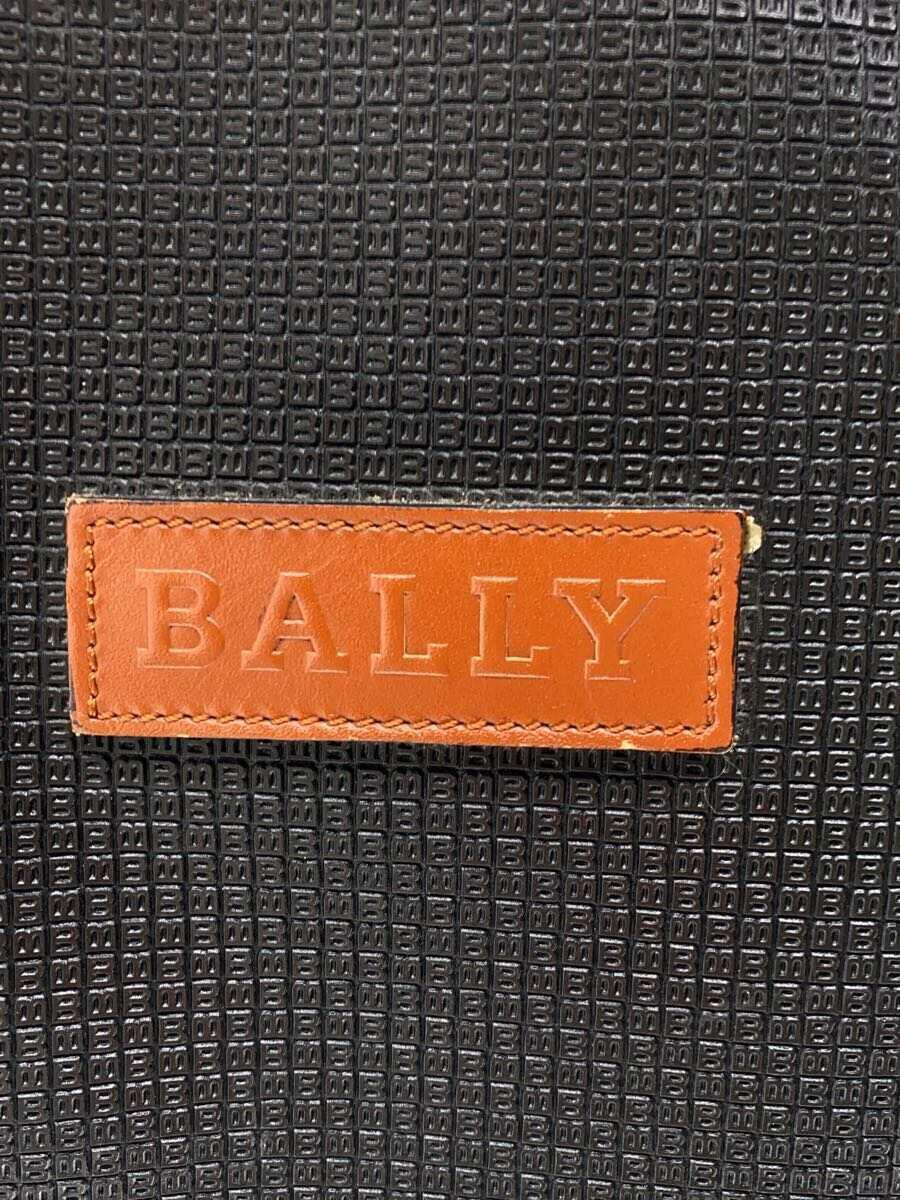 BALLY◆ボストンバッグ/レザー/BRW_画像5