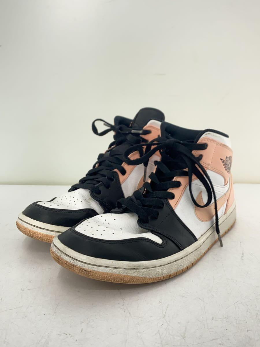 NIKE◆AIR JORDAN 1 MID_エアジョーダン 1 ミッド/27cm/ピンク_画像2