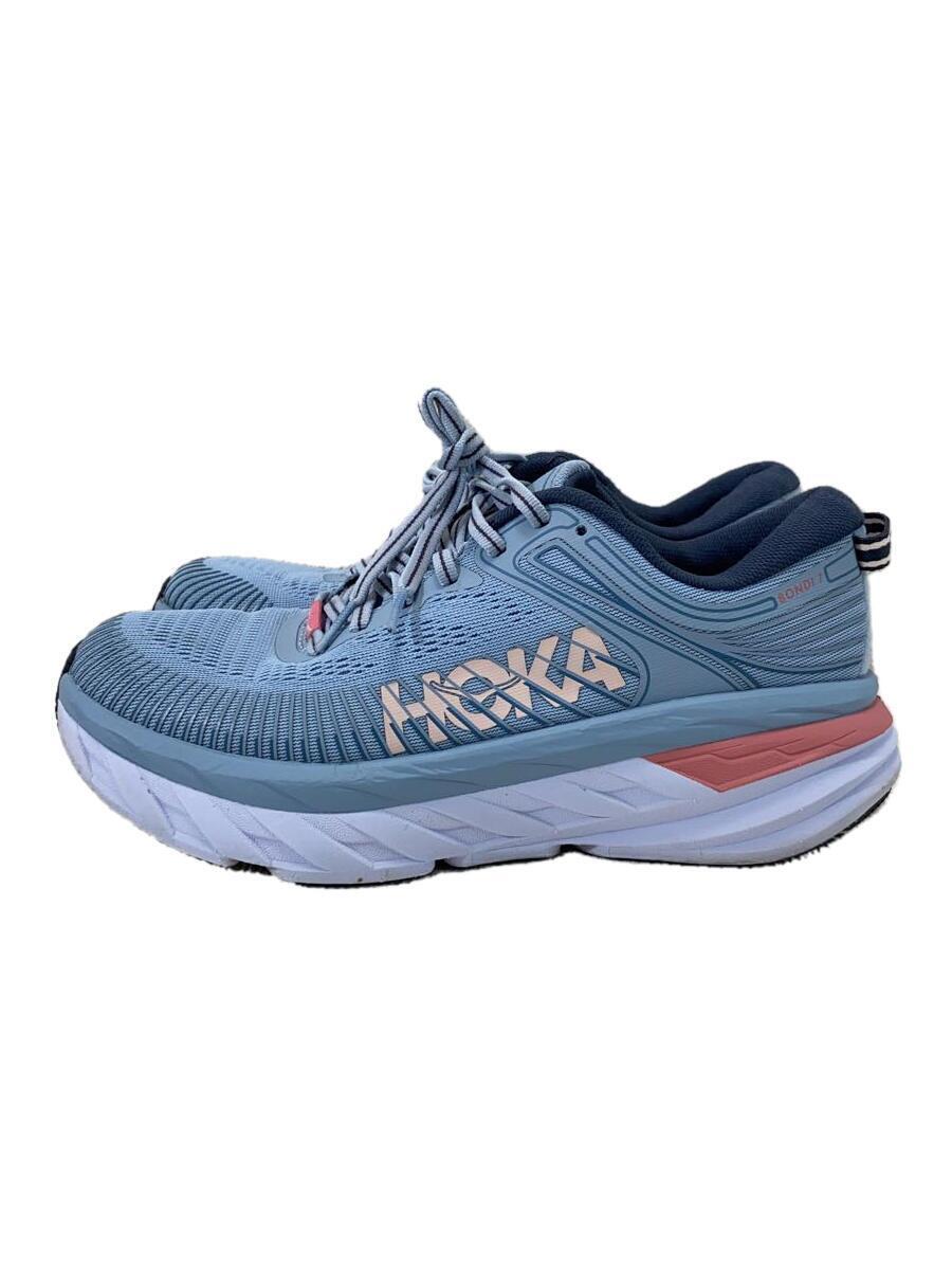 HOKA ONE ONE◆ローカットスニーカー/23.5cm/BLU/1110519