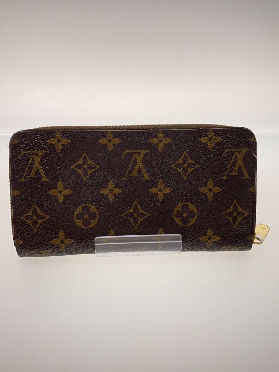 LOUIS VUITTON◆2)ジッピー・ウォレット_モノグラム・キャンバス_BRW_フューシャ/PVC/ブラウン/レディース_画像2