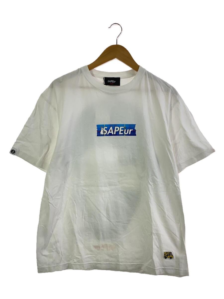 #FR2◆×SAPEur/RODMAN/Tシャツ/L/コットン/WHT