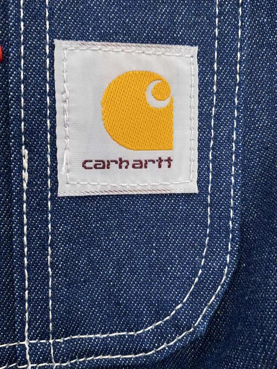 Carhartt◆オーバーオール/32/コットン/IDG/RN#14806_画像3