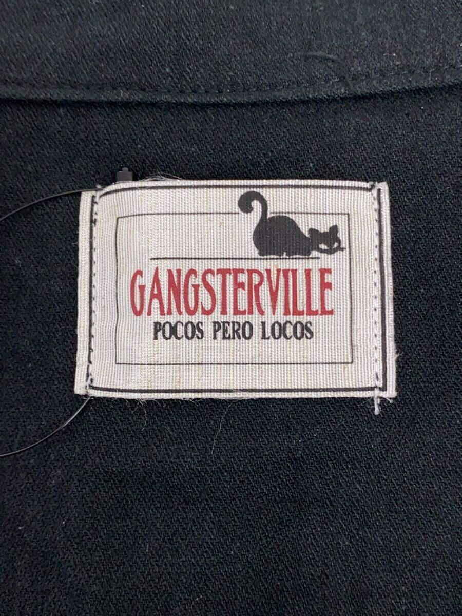 GANGSTERVILLE◆ジャケット/XL/リネン/BLK/GSV-20-AW-12_画像3