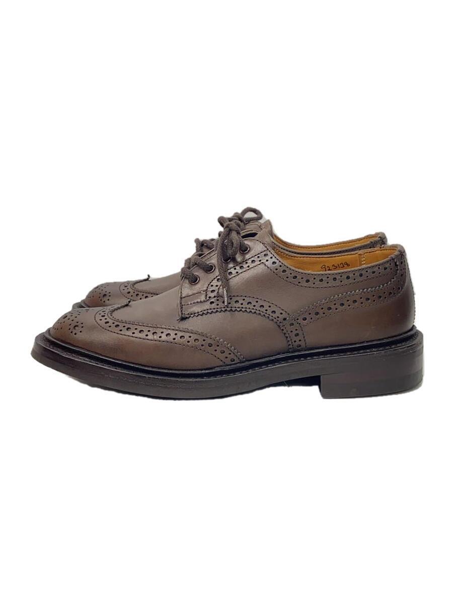 Tricker’s◆ドレスシューズ/UK4/BRW/l5633/ブラウン/茶/トリッカーズ/ウィングチップ_画像1