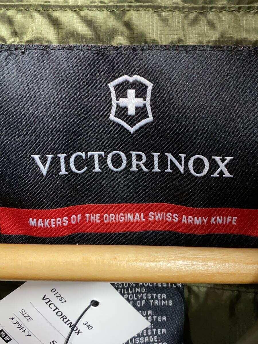 VICTORINOX◆ブルゾン/S/ポリエステル/KHK/無地_画像3