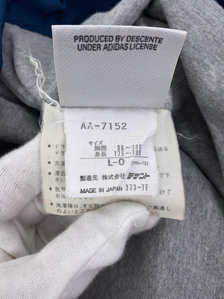 adidas◆adidas アディダス/ジャケット/O/ポリエステル/NVY_画像4