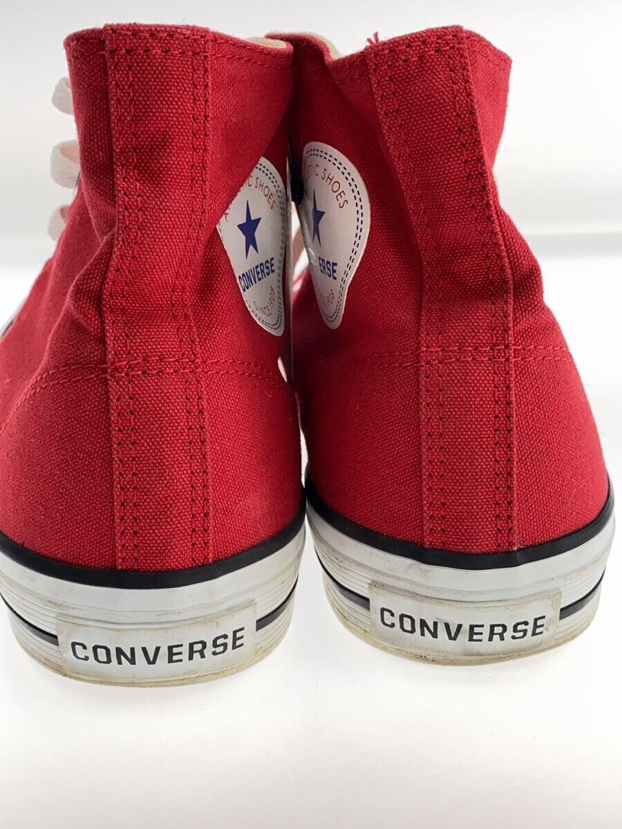 CONVERSE◆ハイカットスニーカー/27cm/RED/キャンバス/32765012_画像8