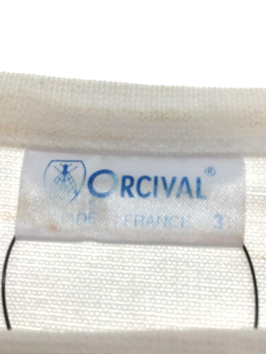 ORCIVAL◆長袖Tシャツ/3/コットン/ブルー/ボーダー/フランス製/ラッセル_画像3