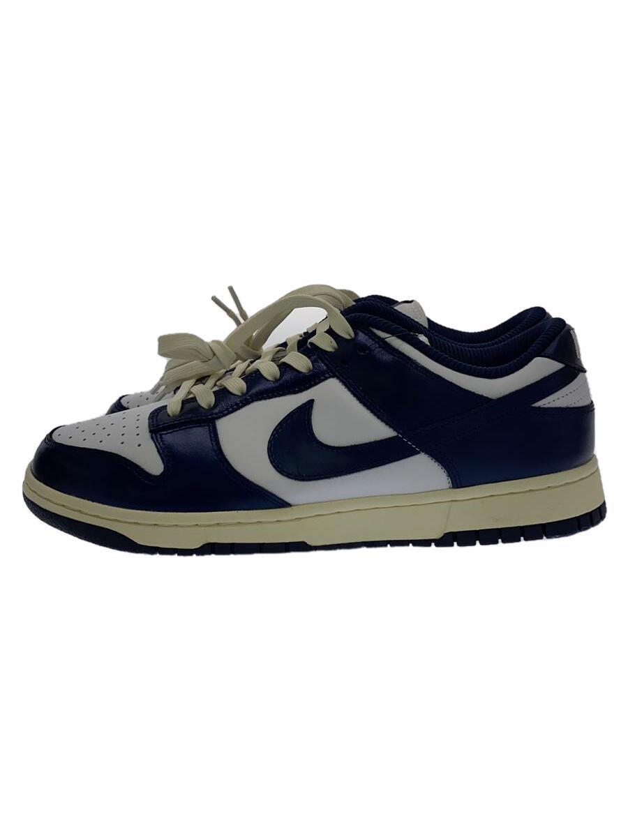 NIKE◆DUNK LOW PRM_ダンク ロー プレミアム/29cm/NVY/ナイキ/FN197-100/タグ付