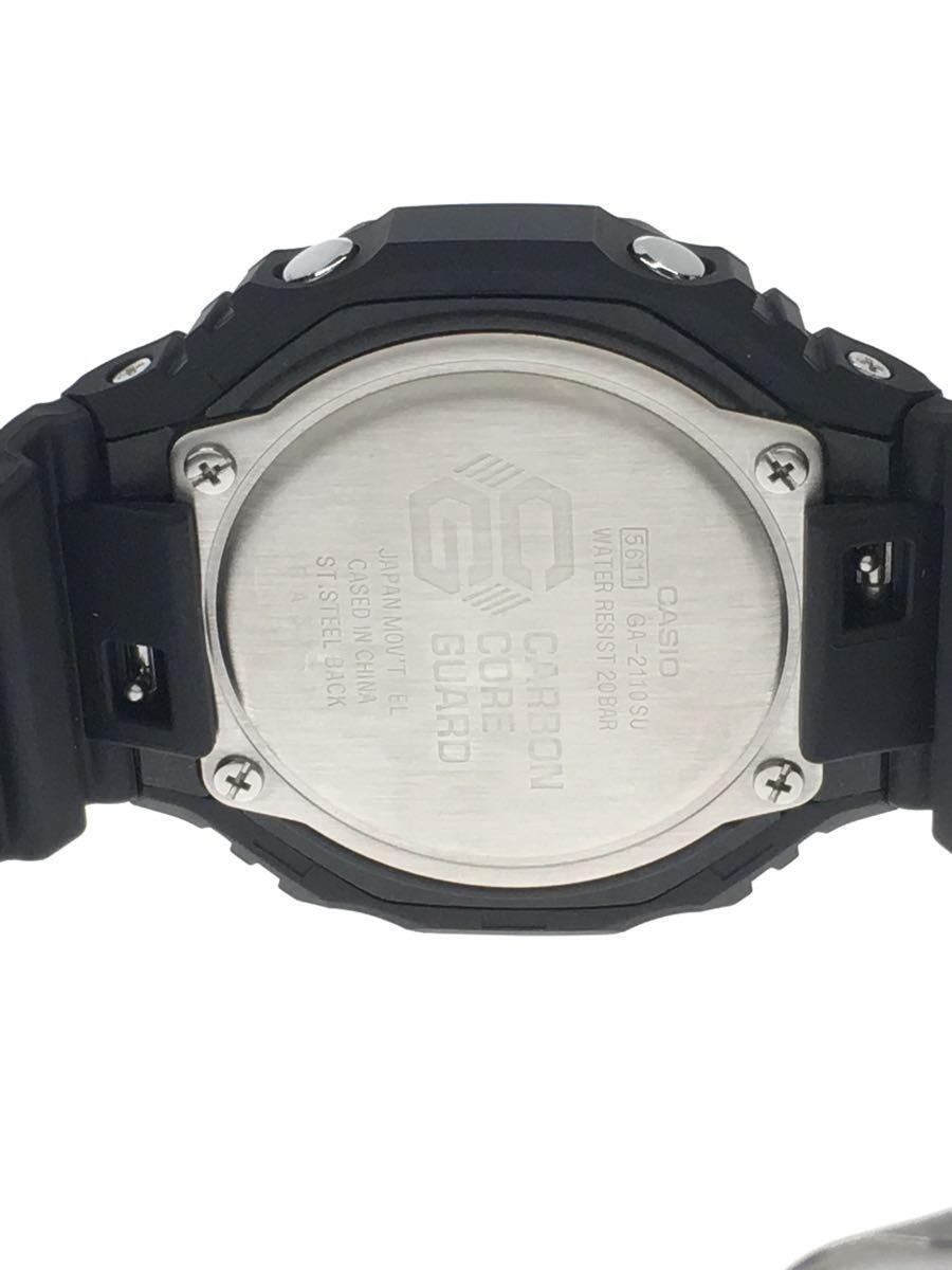 CASIO◆G-SHOCK/クォーツ腕時計/デジアナ/-/BLK/BLK/GA-2110SU_画像3