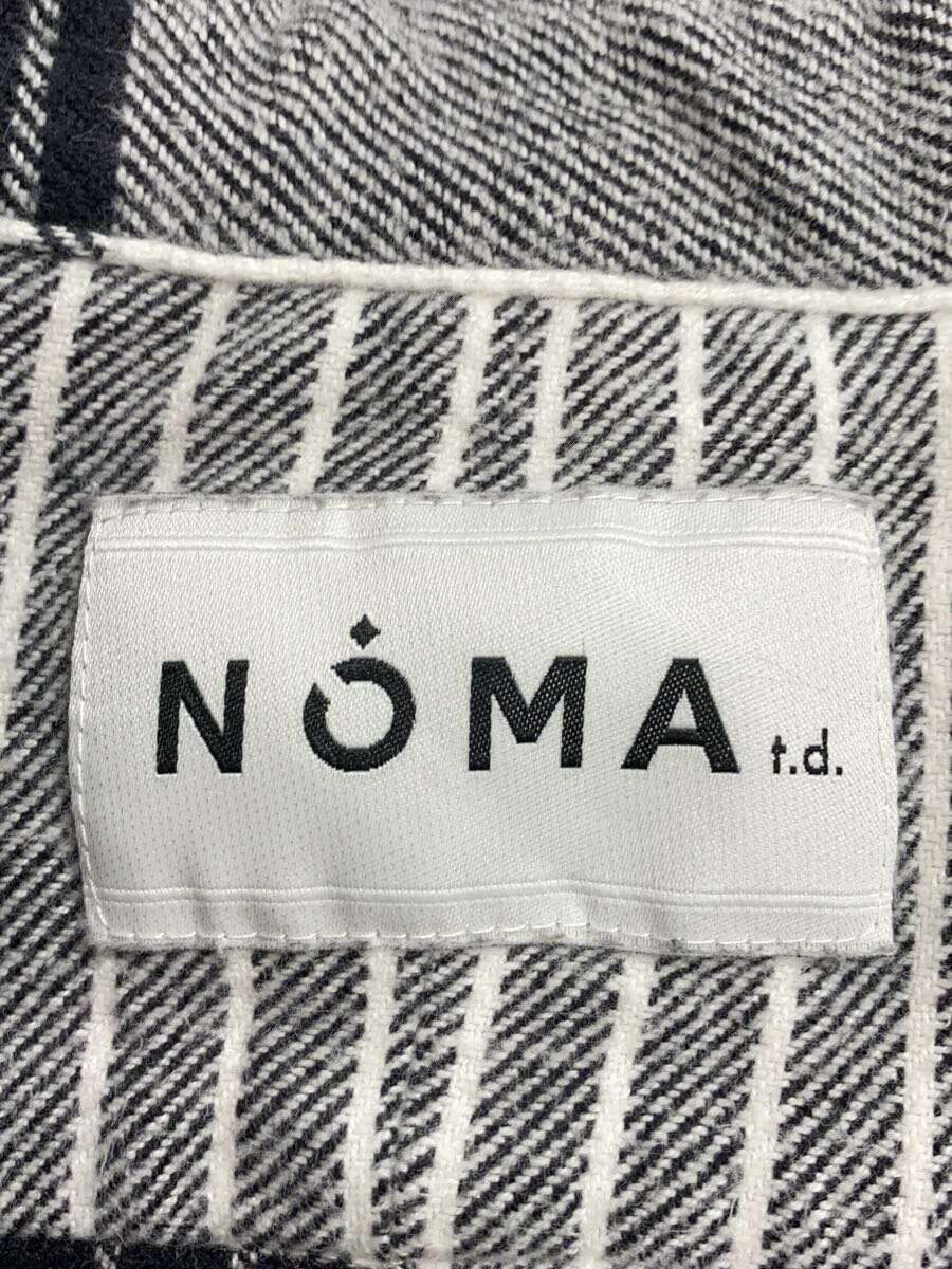 NOMA t.d.◆長袖シャツ/4/コットン/BLK/チェック/N28-ID02/黒/ブラック_画像3