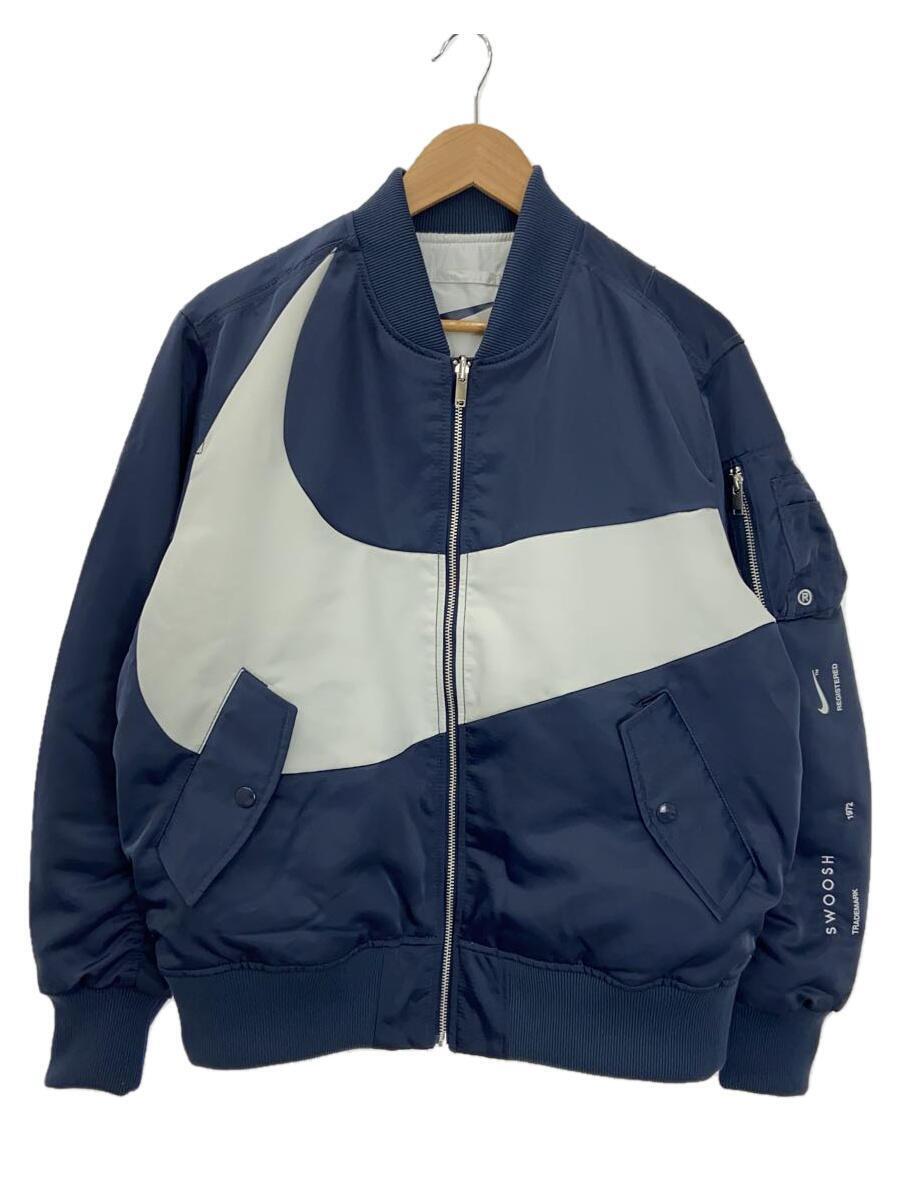 NIKE◆AS M NSW SYNFL SWOOSH BOMBER THUNDER/L/NVY/DD6056-437