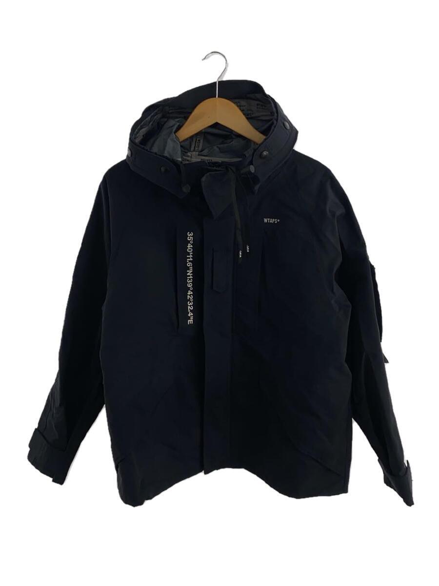 WTAPS◆19AW/SHERPA JACKET/マウンテンパーカ/1/ナイロン/BLK/192BRDT-JKM03_画像1