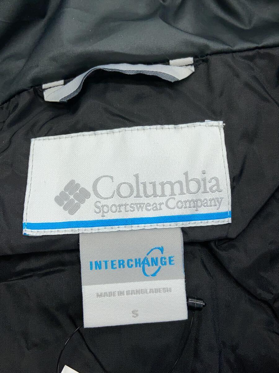 Columbia◆マウンテンパーカ_WM1229/S/ナイロン/BLK/無地_画像3