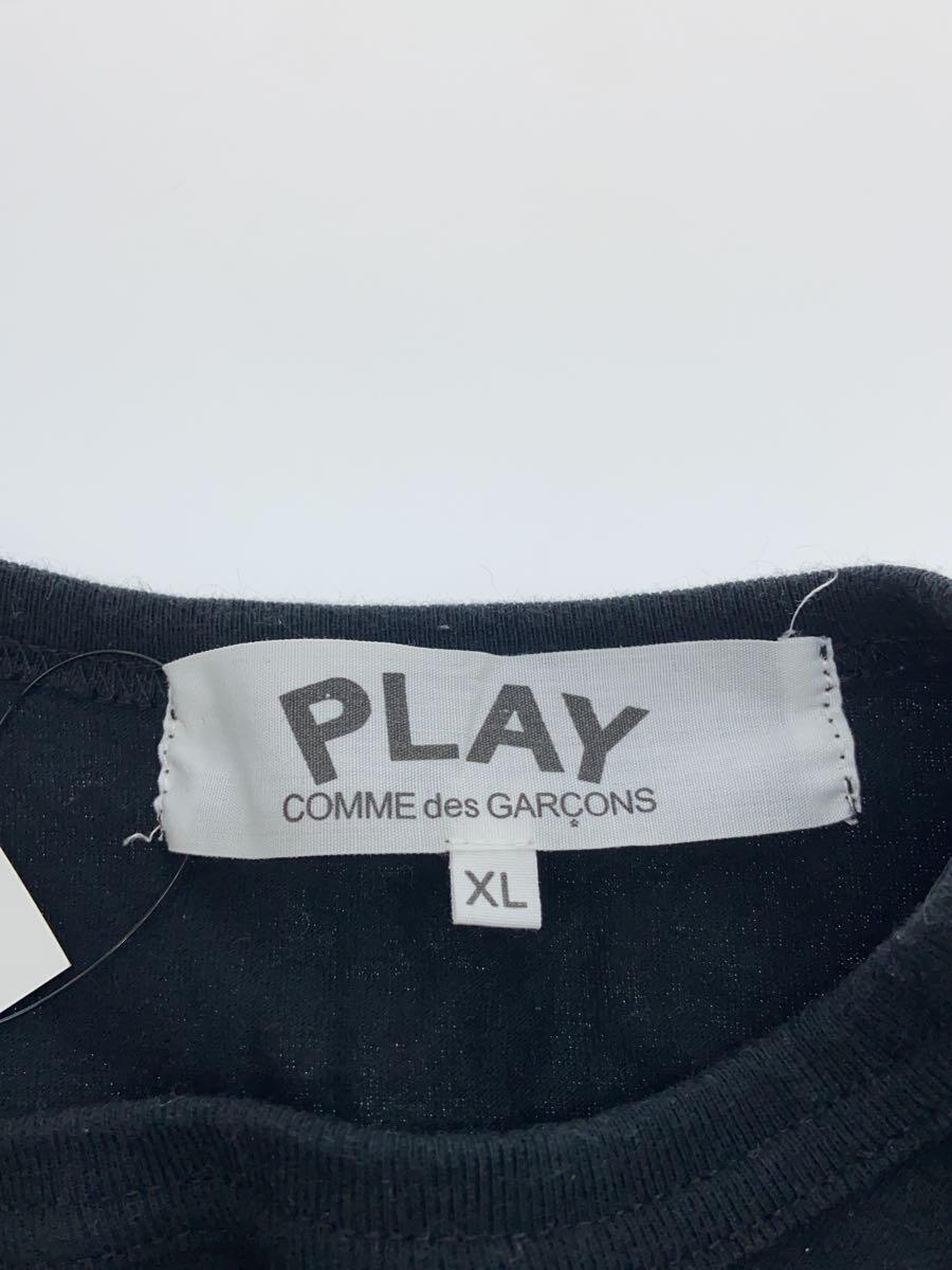 PLAY COMME des GARCONS◆Tシャツ/XL/コットン/BLK_画像3