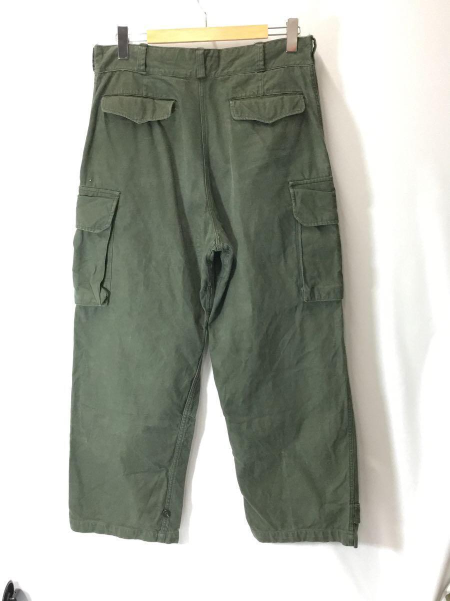 FRENCH MILITARY◆French Army M47 Trousers Late Size 92M/カーゴパンツ/-/コットン/KHK_画像2