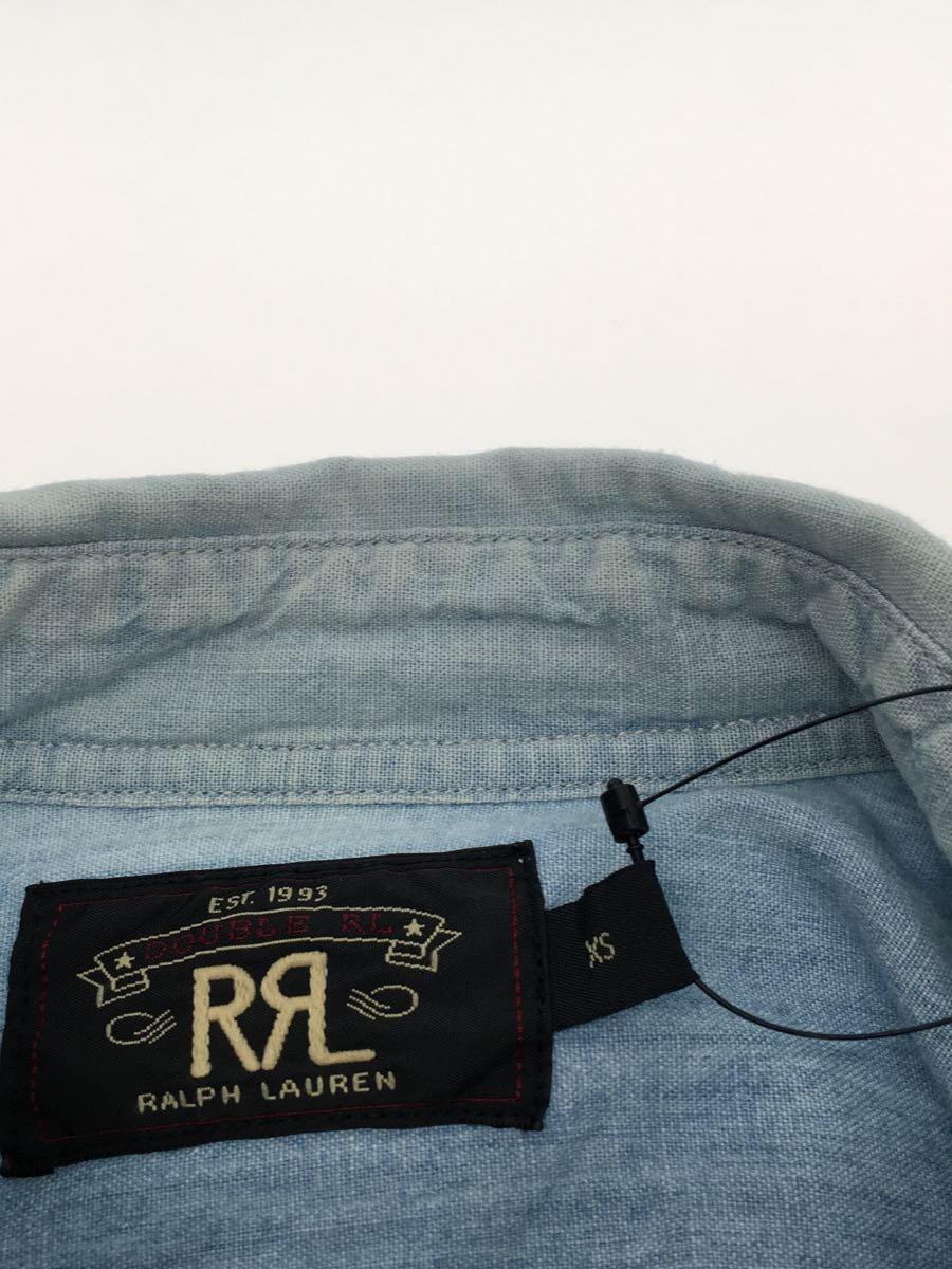 RRL◆長袖シャツ/XS/コットン/IDG_画像3