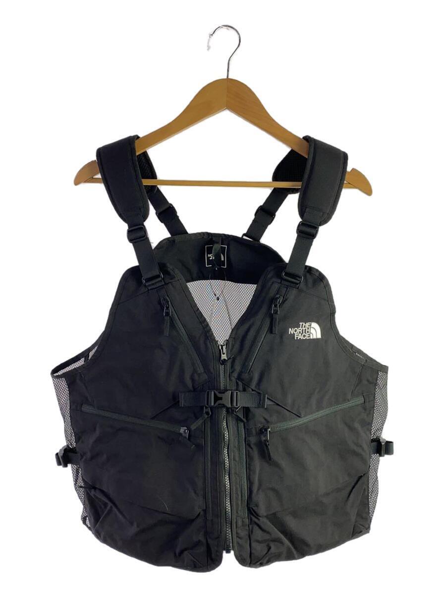 THE NORTH FACE◆GEAR MESH VEST_ギアメッシュベスト/L/ナイロン/BLK_画像1