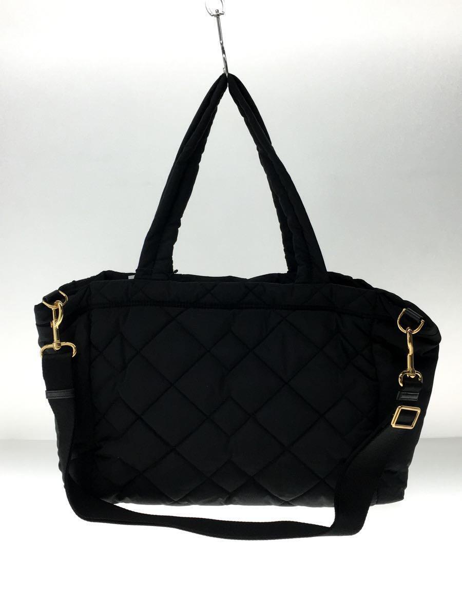 MARC BY MARC JACOBS◆2WAY/マザーズバッグ/ナイロン/BLK/M0011380_画像3