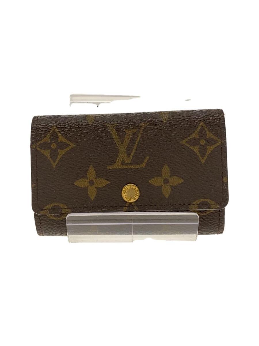 LOUIS VUITTON◆ミュルティクレ6_モノグラム_BRW/PVC/BRW/総柄/レディース/M62630