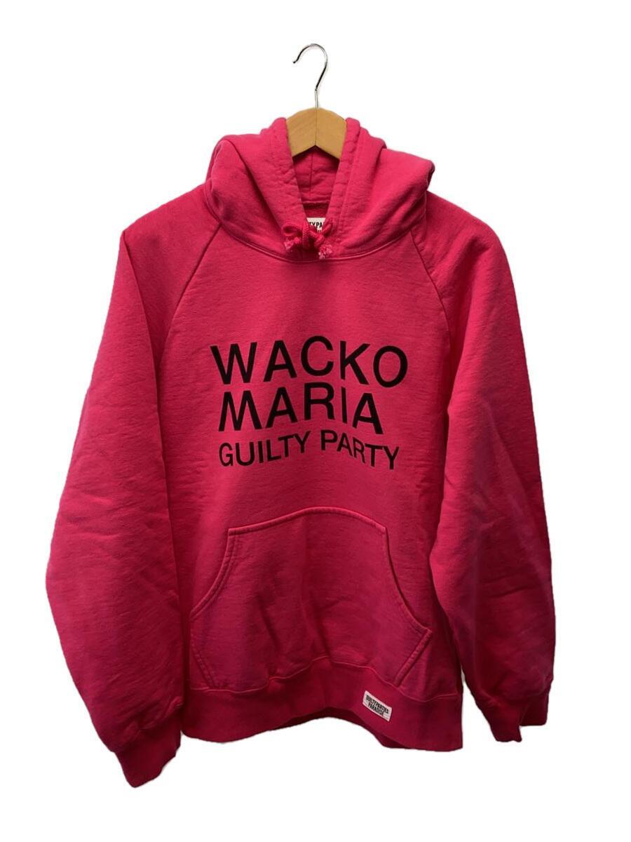 WACKO MARIA◆WASHED HEAVY WEIGHT PULLOVER HOODED/L/コットン/PNK/20SS-WMC-SS03_画像1