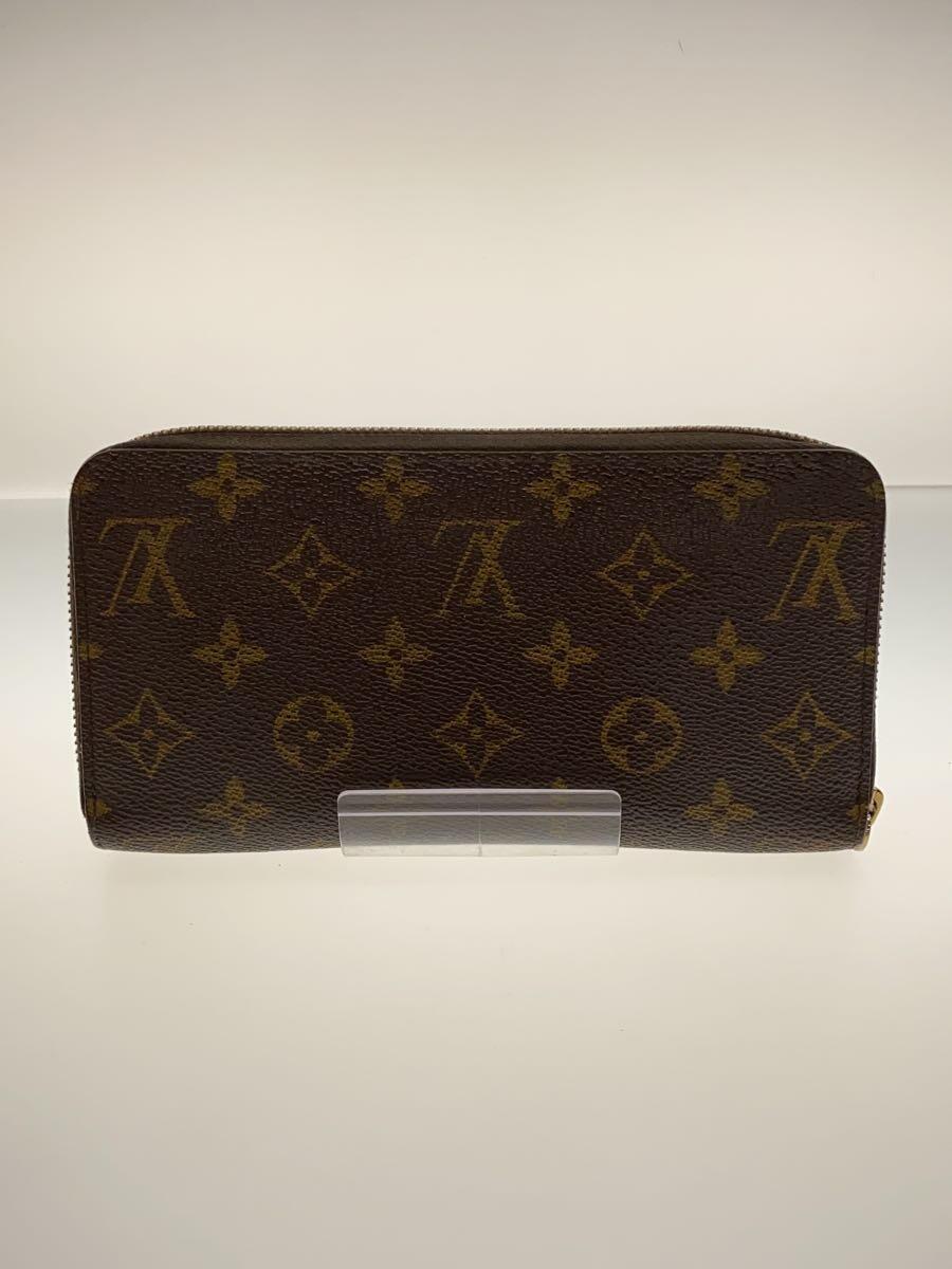 LOUIS VUITTON◆1)ジッピー・ウォレット_モノグラム・キャンバス_BRW/PVC/BRW/総柄/レディース/M60017