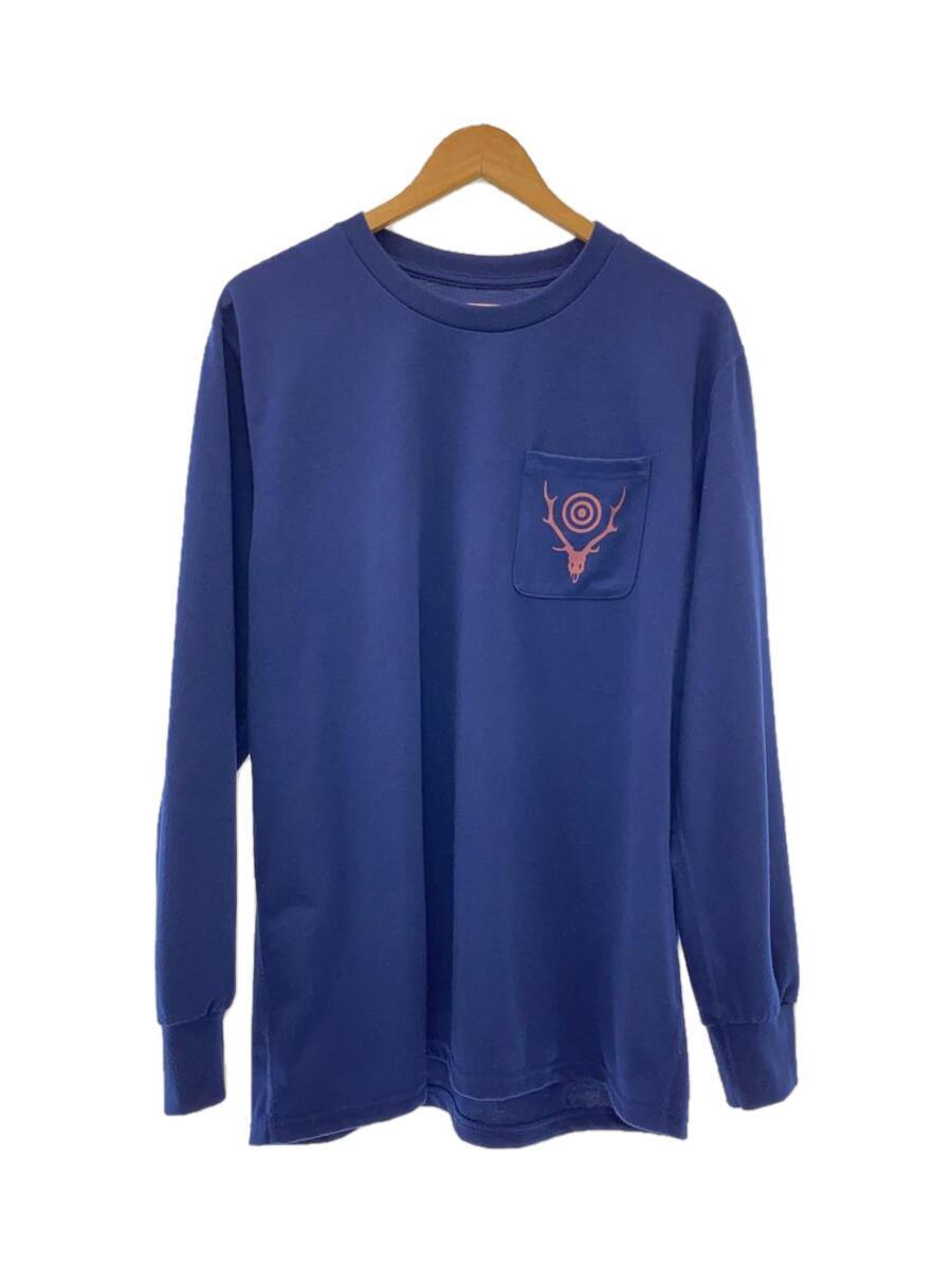South2 West8(S2W8)◆長袖Tシャツ/M/ポリエステル/NVY/NS840