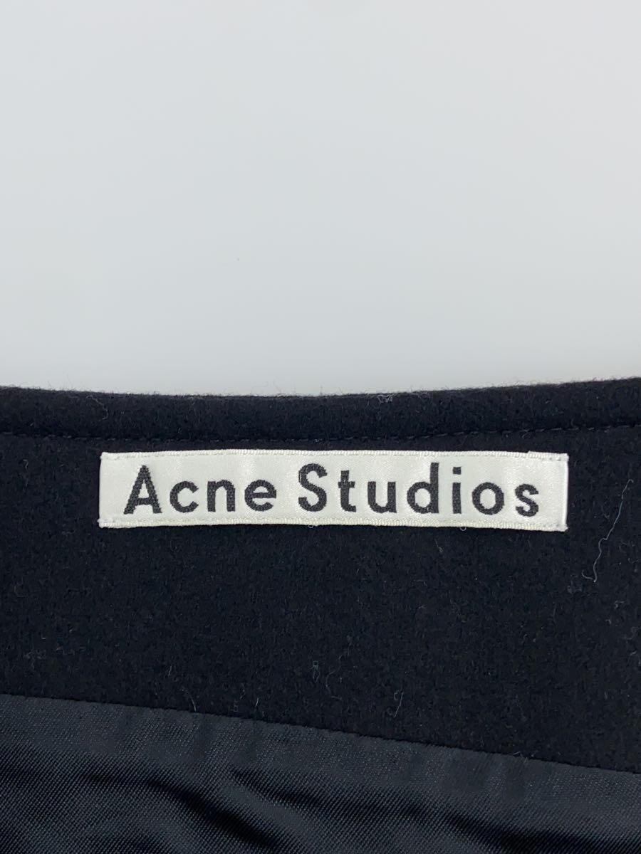 Acne Studios(Acne)◆スカート/32/ウール/BLK/無地_画像4