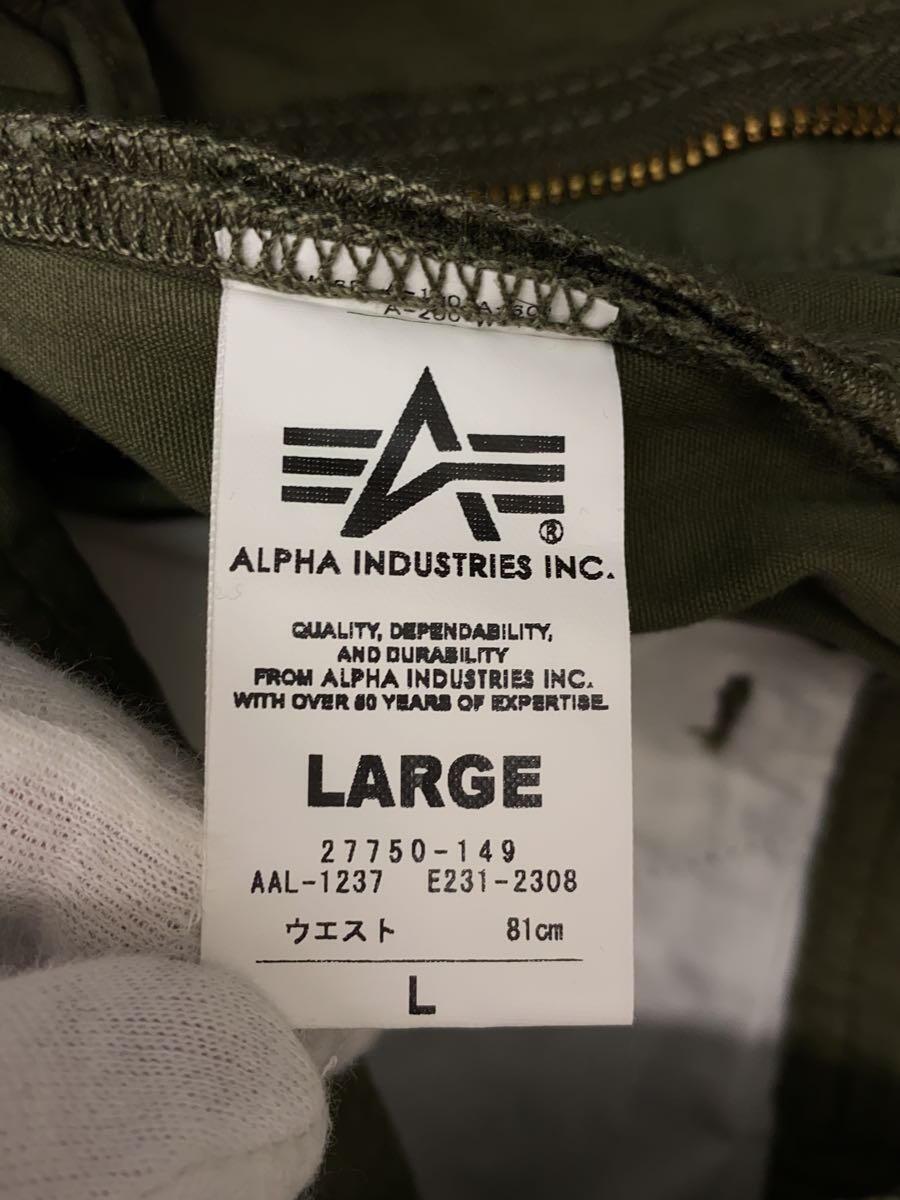 ALPHA INDUSTRIES◆カーゴパンツ/L/コットン/KHK/27750-149の画像5