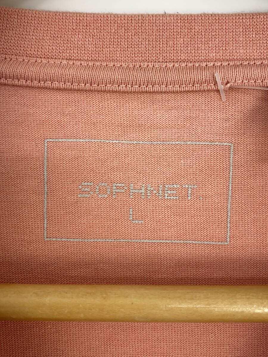 SOPHNET.◆長袖Tシャツ/L/コットン/BEG/無地/SOPH-212053_画像3