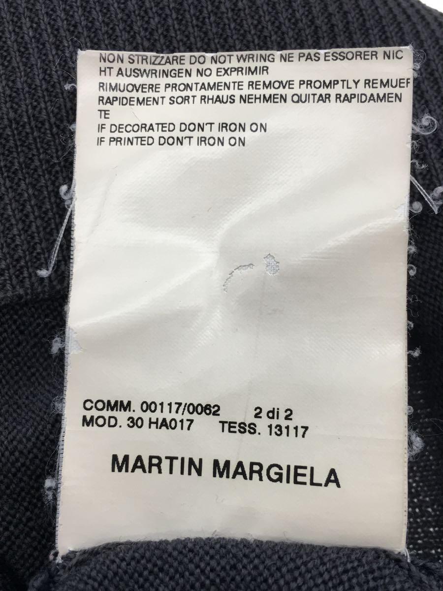 Martin Margiela◆ここのえ/切替イタリア製Vネックセーター(薄手)/M/ウール/GRY/30 HA017_画像3