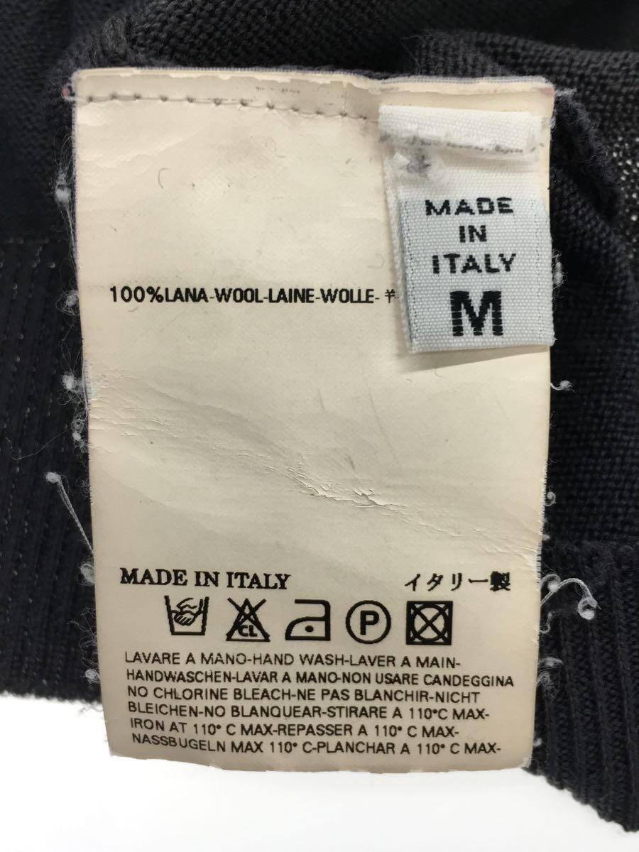 Martin Margiela◆ここのえ/切替イタリア製Vネックセーター(薄手)/M/ウール/GRY/30 HA017_画像4