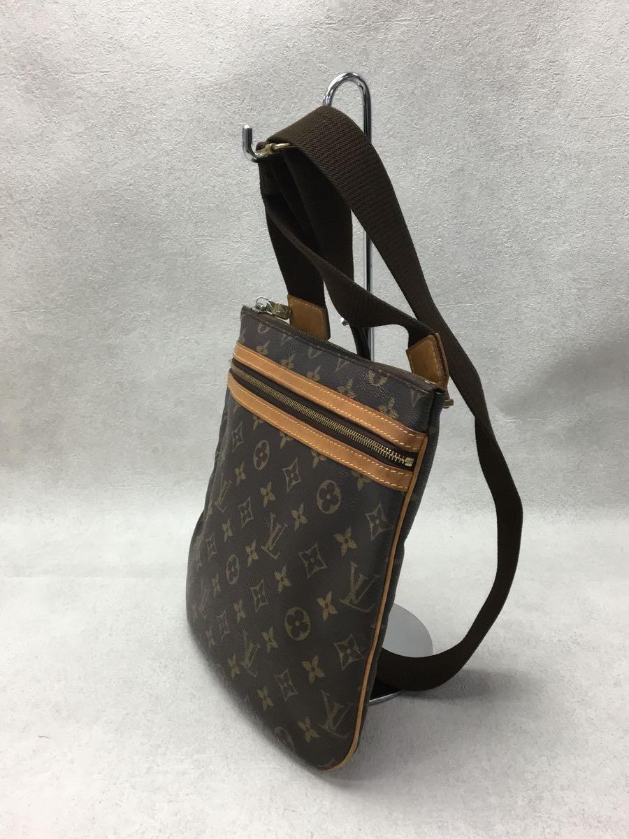 LOUIS VUITTON◆M40044/ポシェットボスフォール/モノグラム/ショルダーバッグ/PVC/ブラウン/総柄_画像2