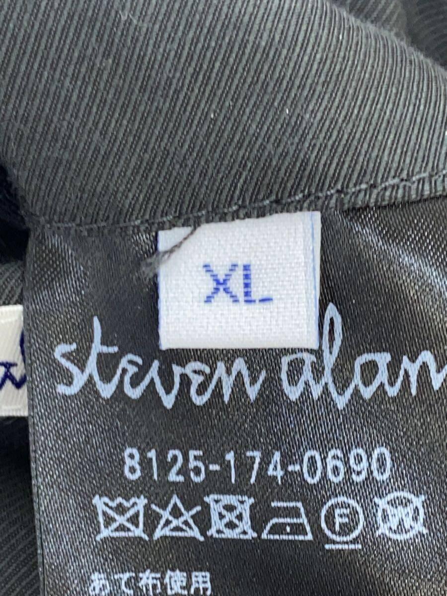 Steven Alan◆ステンカラーコート/XL/ウール/無地/8125-174-0690_画像4