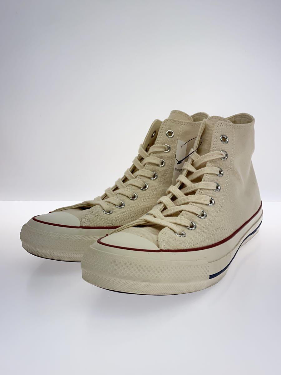 CONVERSE◆ハイカットスニーカー/28cm/WHT/キャンバス/1CK713_画像2