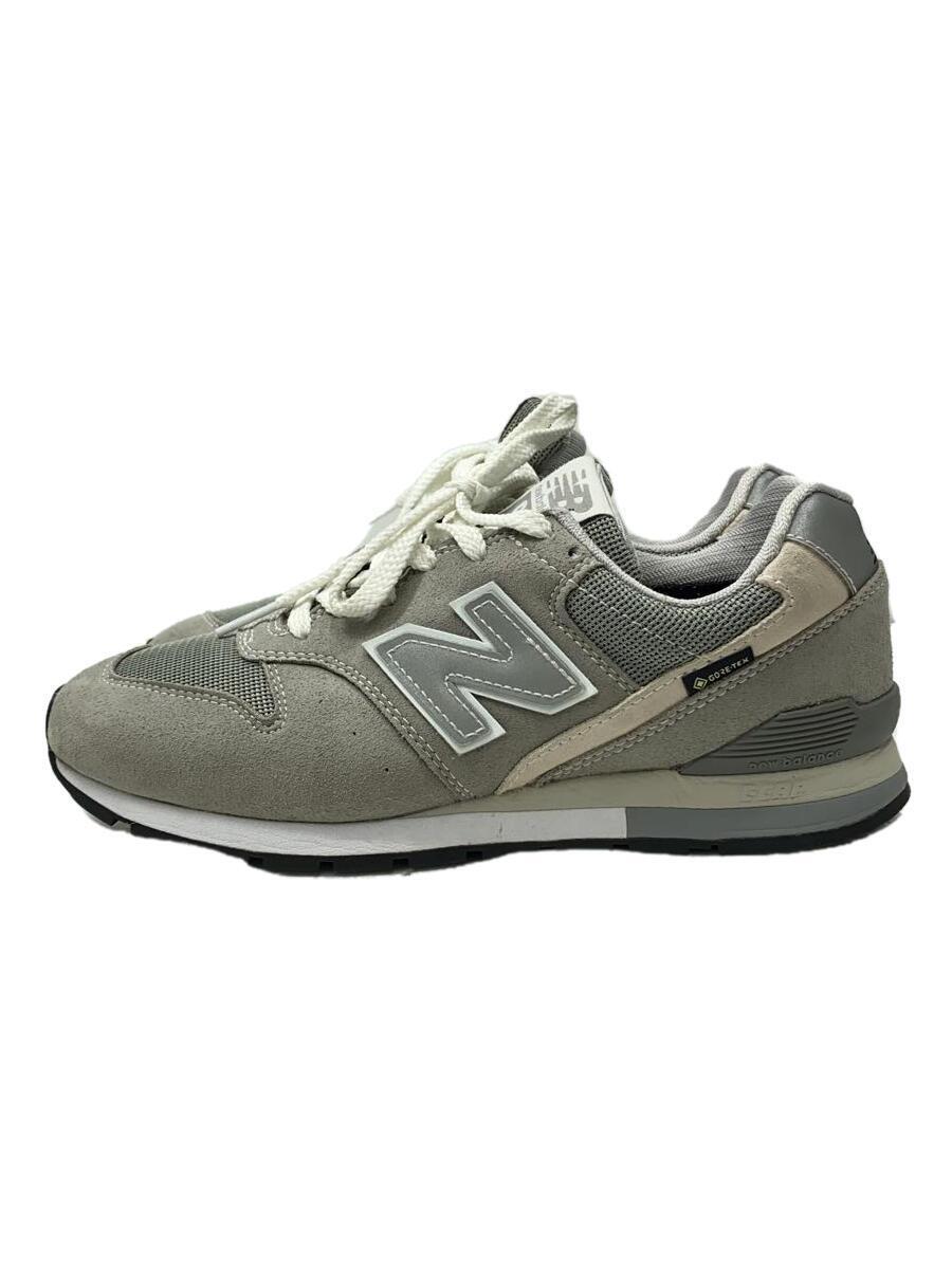 NEW BALANCE◆GORE-TEX/使用感有/ローカットスニーカー/24.5cm/GRY/cm996xa2