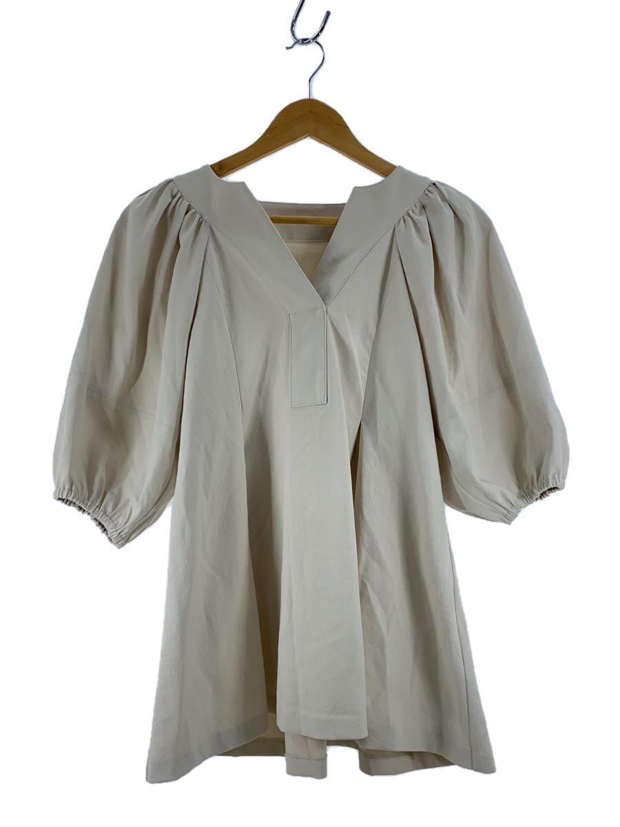 Diagram*7 minute sleeve blouse /36/ polyester /CRM/ plain /03222 41065-00