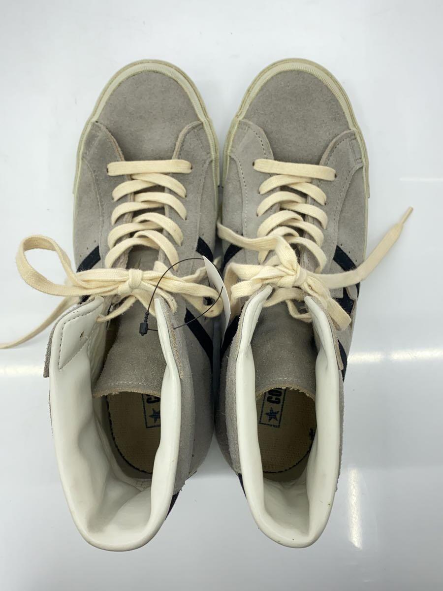 CONVERSE◆ハイカットスニーカー/US6.5/GRY/スウェード_画像3