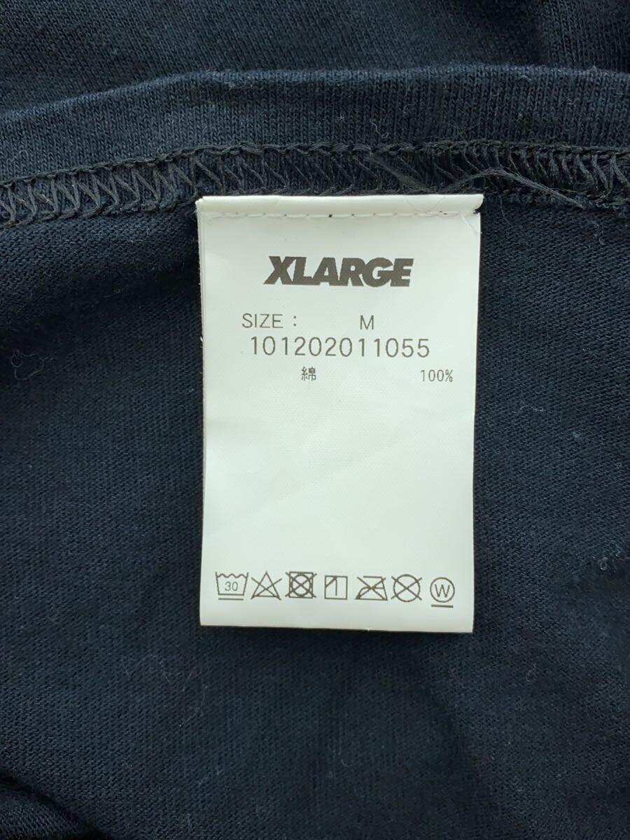 X-LARGE◆長袖Tシャツ/M/コットン/ブラック/101202011055_画像4