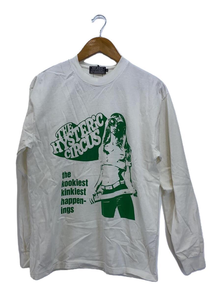 HYSTERIC GLAMOUR◆HYSTERIC CIRCUS Tee/ロンT/M/コットン/02233CL12