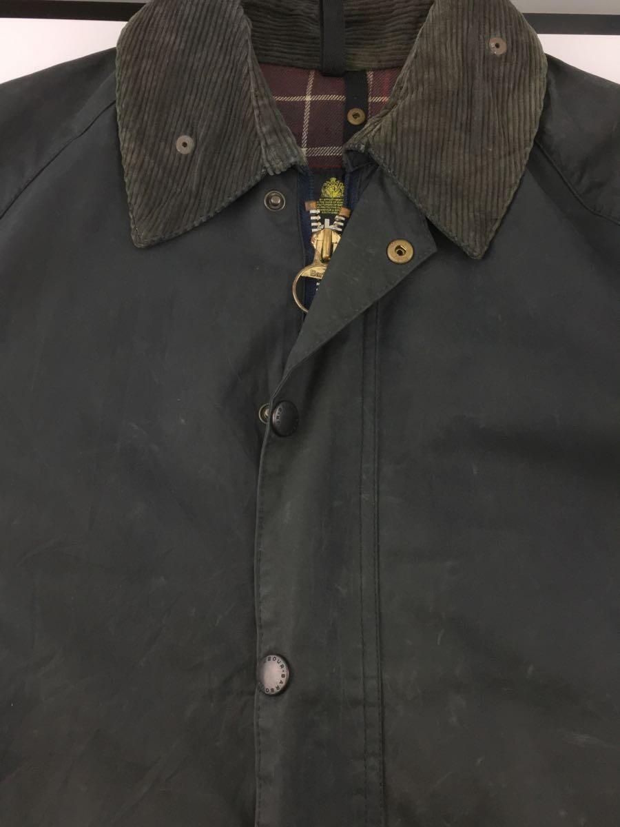 Barbour◆BEAUFORT WAX JACKET/ジャケット/-/-/GRY/無地_画像6