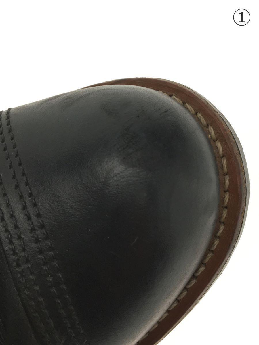 RED WING◆レースアップブーツ/US7/BLK/牛革/8084_画像6