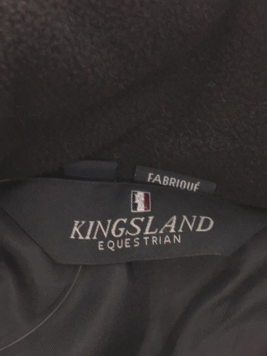 KINGSLAND/ long down jacket /XS/ polyester /BLK/ plain 