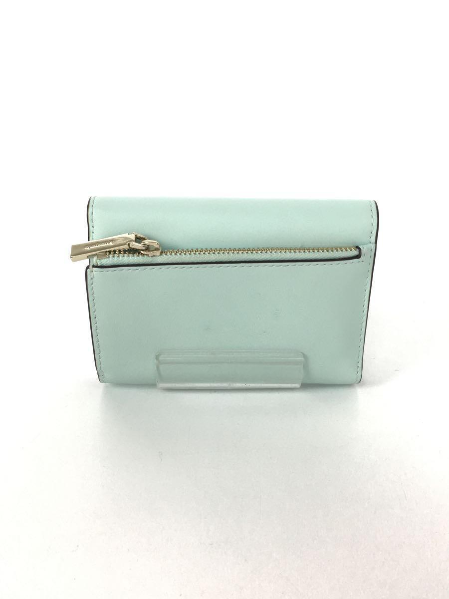 kate spade new york◆2つ折り財布/PVC/BLU/レディース/KA599_画像2